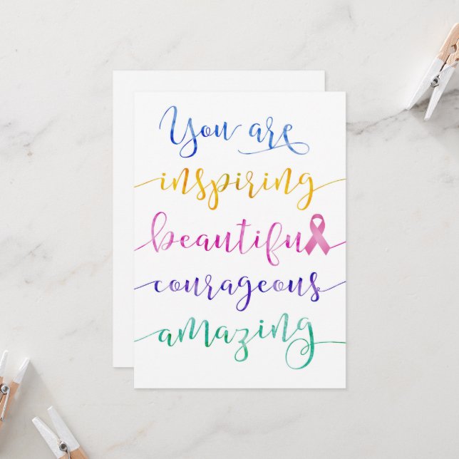 Cartão Câncer de Mama – Lembre Quem Você É (Frente/Verso In Situ)