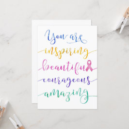 Cartão Câncer de Mama – Lembre Quem Você É