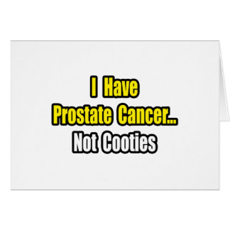 Cartão Cancer de próstata...Não Coisas