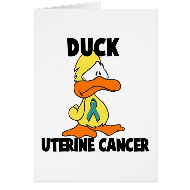 Cartão Cancer Duck Uterine (Frente)