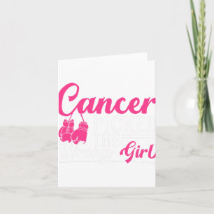Cartão Cancer Escolheu O Cancer De Mama Errado Da Garota 