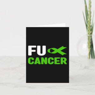 Cartão Câncer - Fck Conscientização do Câncer do Ducto Bi