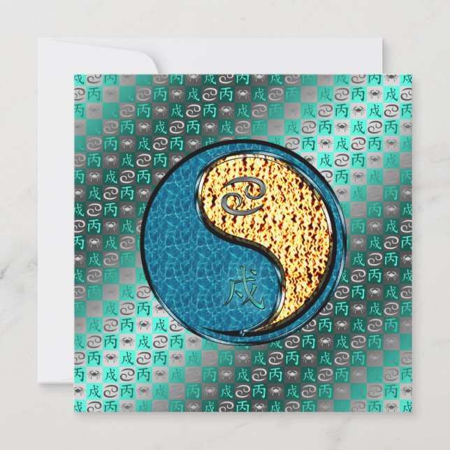 Cartão Cancer & Fire Dog (Frente)