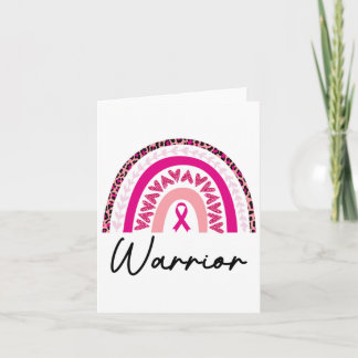 Cartão Cancer Guerreiro Rosa Cancer Sensibilização Rainbo