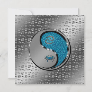 Cartão Cancer o caranguejo