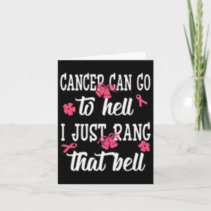 Cartão Cancer Pode Ir Para O Inferno. Eu Só Prendi A Mama