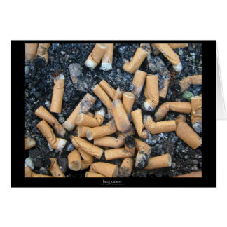 Cartão Câncer pulmonar