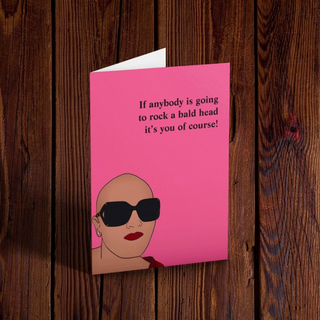 Cartão Cancer/Quimio Perda de Cabelo (Criador carregado)