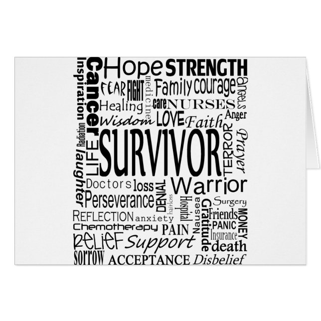 Cartão CancerWords (Frente Horizontal)