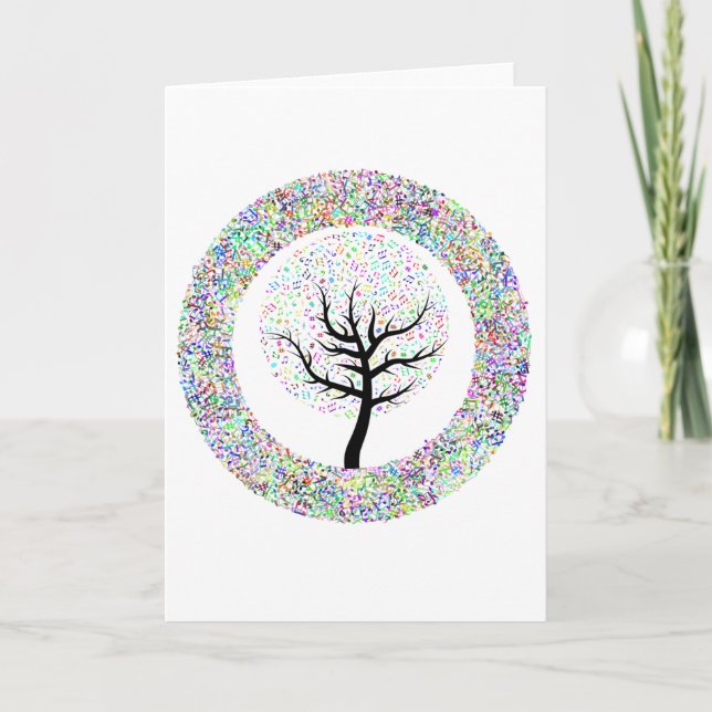 Cartão Canções na Árvore da Vida (Frente)