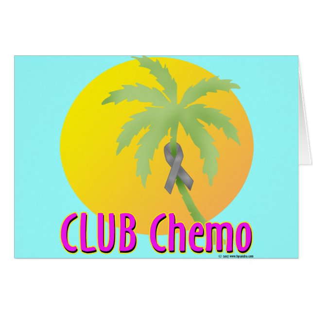 Cartão Cancro cerebral (Frente Horizontal)