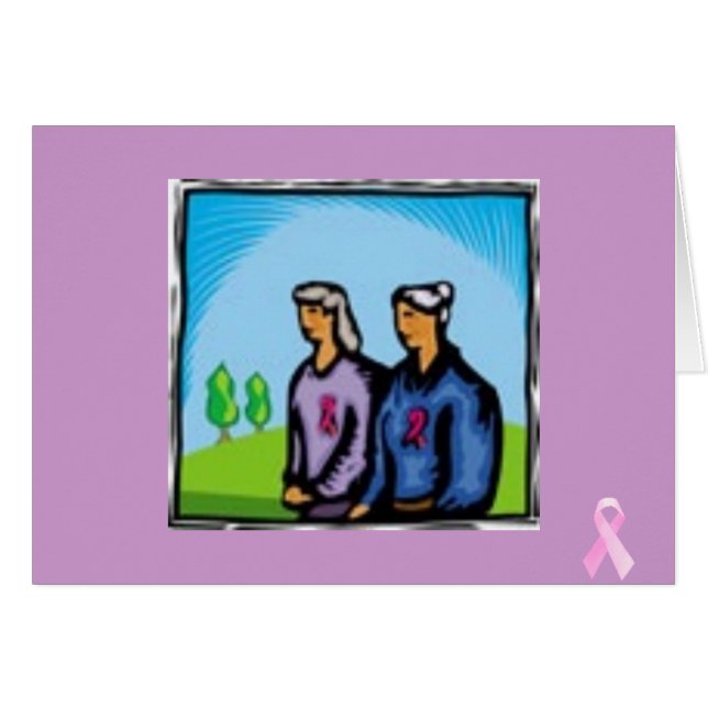 Cartão cancro da mama (Frente horizontal)