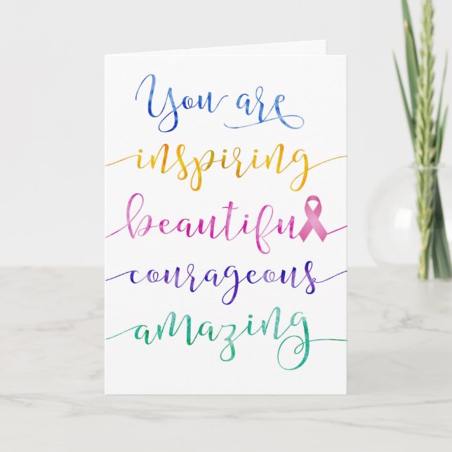 Cartão Cancro da mama - recorde quem você é (Frente)