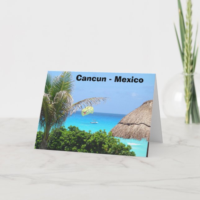 Cartão Cancun - México (Frente)