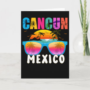 Cartão Cancun México 2025 Férias Praia Família Combinando