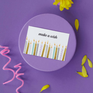 Cartão Candle Birthday