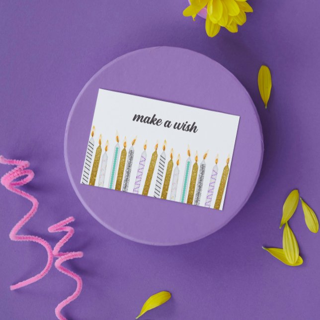 Cartão Candle Birthday (Criador carregado)