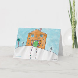 Cartão Candy Cane Cottage - KidsArt para CHOC