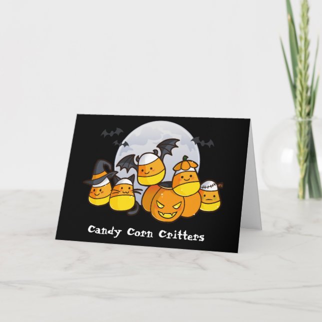 Cartão Candy Corn Critters (Frente)