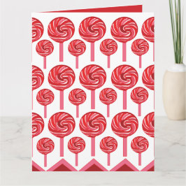 Cartão Candy Lollipop Sweet Candy Lollipop