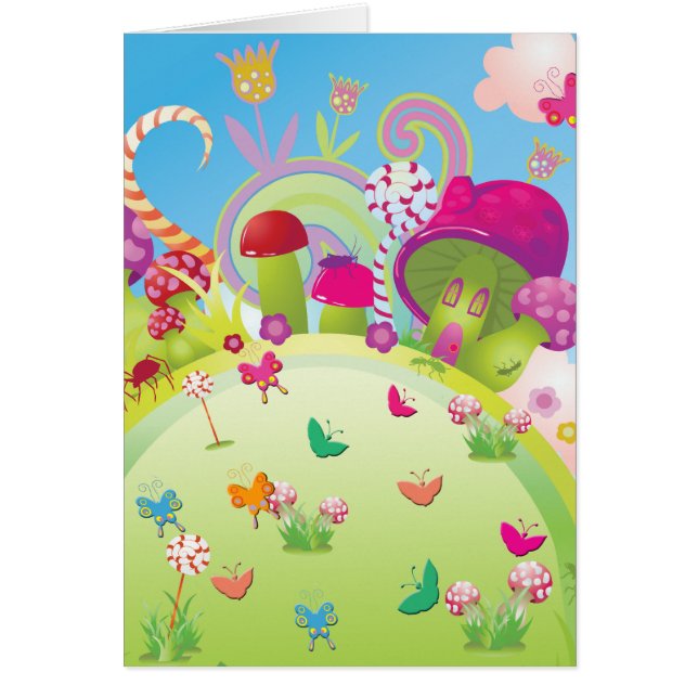 Cartão Candyland Magic (Frente)