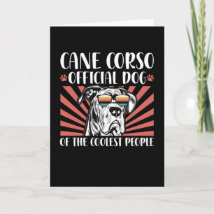 Cartão Cane Corso Cão Da Mais Fria   Cane Corsos