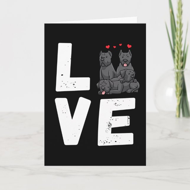 Cartão Cane Corso Italiano (Frente)