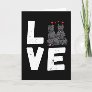 Cartão Cane Corso Italiano