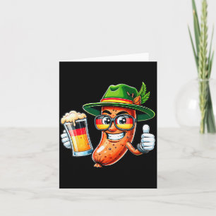 Cartão Caneca de cerveja Prost Bandeira Americana Alemã M