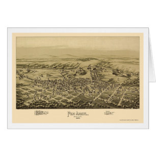 Cartão Caneta Argyl, mapa panorâmico do PA - 1894