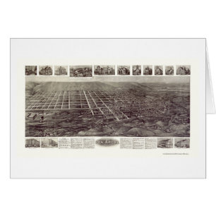 Cartão Caneta Argyl, mapa panorâmico do PA - 1916