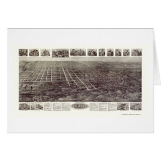 Cartão Caneta Argyl, mapa panorâmico do PA - 1916