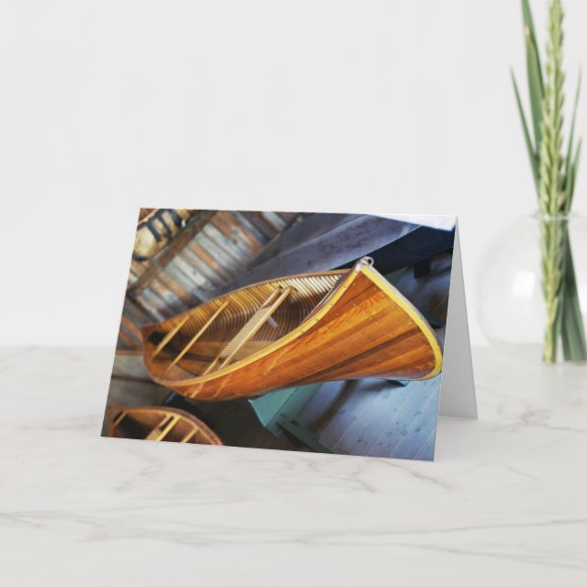 Cartão Canoa de Peterborough (Frente)