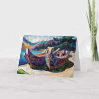 Canoeiros da Guerra da Pintura da Emily Carr, cana