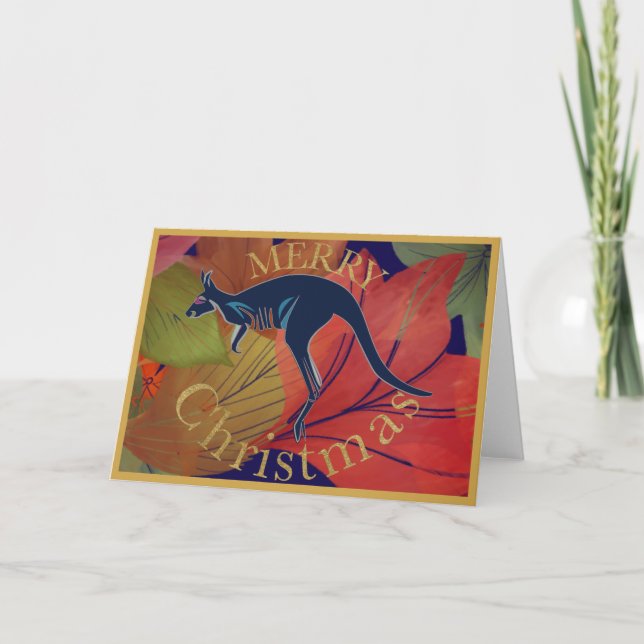 Cartão Cantão australiano Feliz Natal (Frente)