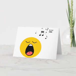 Cartão cantora