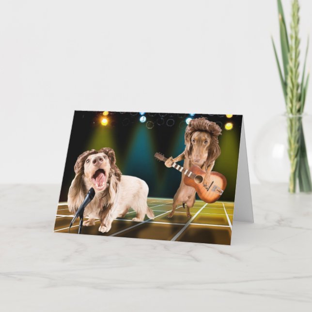 Cartão cantores (Frente)