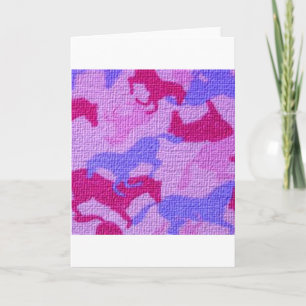 Cartão Canvas Rosa
