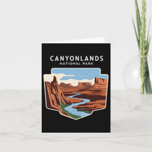 Cartão Canyonlands National Park Utah Souvenir Hiking Vac