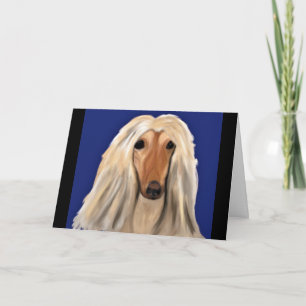 Cartão Cão Afegão