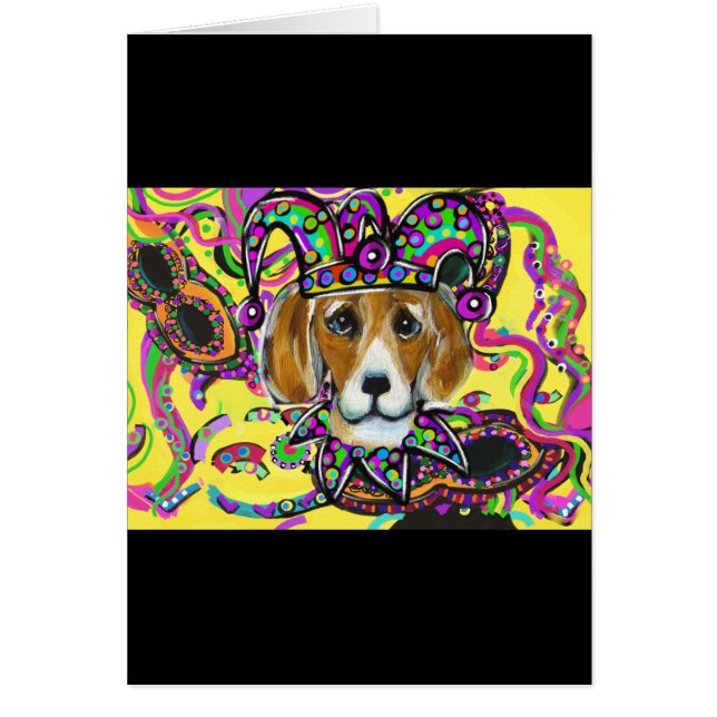 CARTÃO CÃO BEAGLE (Frente)