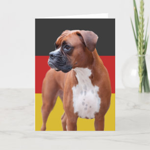 Cartão Cão-boxer