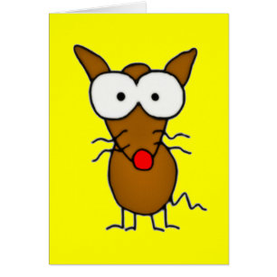 Cartão Cão Cartoon