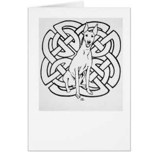 Cartão Cão celta de Gelert