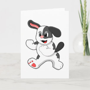 Cartão Cão como Combatente