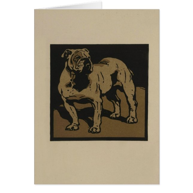 Cartão Cão de Pé (Frente)