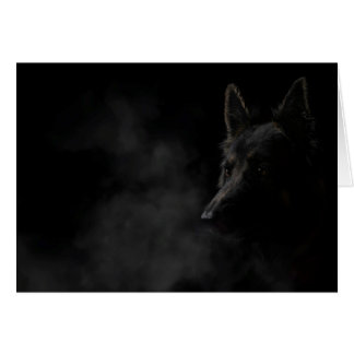 Cartão Cão-esferço alemão