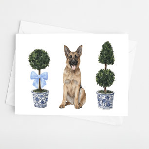 Cartão Cão german shepherd Cãozinho Cãozinho Cãozinho Tóp