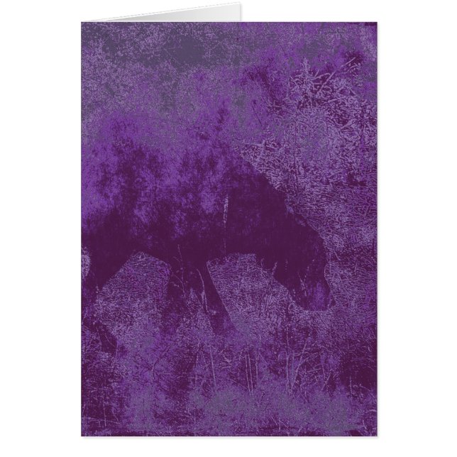 Cartão Cão Roxo (Frente)