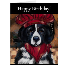 Cartão Cão Terra Nova     